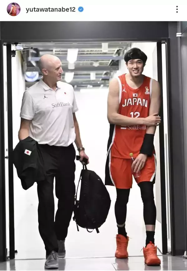 バスケ日本代表・渡辺雄太がホーバス前監督への思いつづる「最高のコーチの１人」