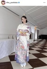 吉岡里帆の着物姿に反響！「豊臣兄弟」“バトンタッチ”２ショットも