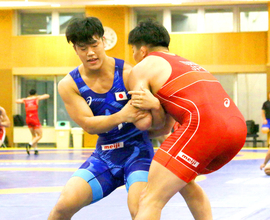 【レスリング】アジア大会初代表の次代のエース候補、吉田泰造　「今やる気に満ちている」　グレコローマンスタイル日本代表が合宿を公開