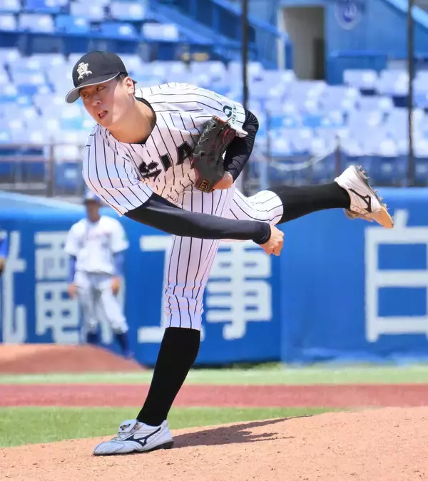 【大学野球】亜大が東洋大に先勝　最速１５８キロのドラフト候補・川尻啓人が６回１失点で巨人スカウト「（似たタイプは）強い直球は平内龍太」