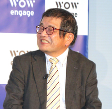 森永卓郎さんが「ＷＯＷ　ｅｎｇａｇｅ　新サービス発表会」に出席「スピード競争をやめて快適性を保とうとしている」