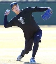 【ヤクルト】青柳晃洋が静岡で始動「キャリアハイを目指して頑張ります」