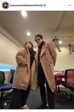 高橋克典６１歳、元アイドル女優と「服、被ってた」２ショットに「お揃いコーデみたい」「スゴイ偶然」「激アツ」