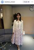 「テレ東・中原みなみアナ、清楚なワンピースコーデにネットくぎづけ！「もう春やん」「みなみ様美し過ぎる」」の画像1