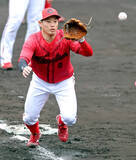 「【広島】ドラ３勝田成、開幕１軍へ沖縄で猛アピール！小園は侍合宿＆矢野は２軍でアピールのチャンス」の画像1