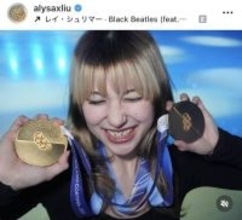 フィギュア金のアリサ・リュウ　フォロワー爆増３３万→４３０万　最新ショットに「いいね」３２０万件超