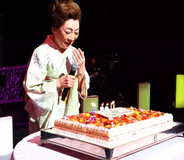 大月みやこ、８０歳のバースデーコンサート開催「歌を聴いてくれる皆様がいたから今の私があります」
