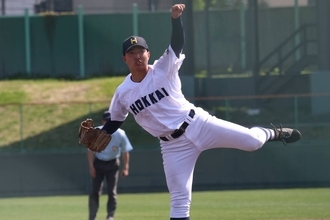 【高校野球】山形から北の名門へ…北海の１年生左腕・村上嘉威が春初戦で２回３Ｋデビュー「とても緊張した」