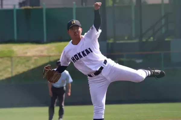 【高校野球】山形から北の名門へ…北海の１年生左腕・村上嘉威が春初戦で２回３Ｋデビュー「とても緊張した」
