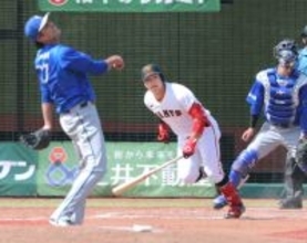 巨人のドラフト６位・藤井健翔「上半身は力入れないように徹底」で藤浪晋太郎から２安打