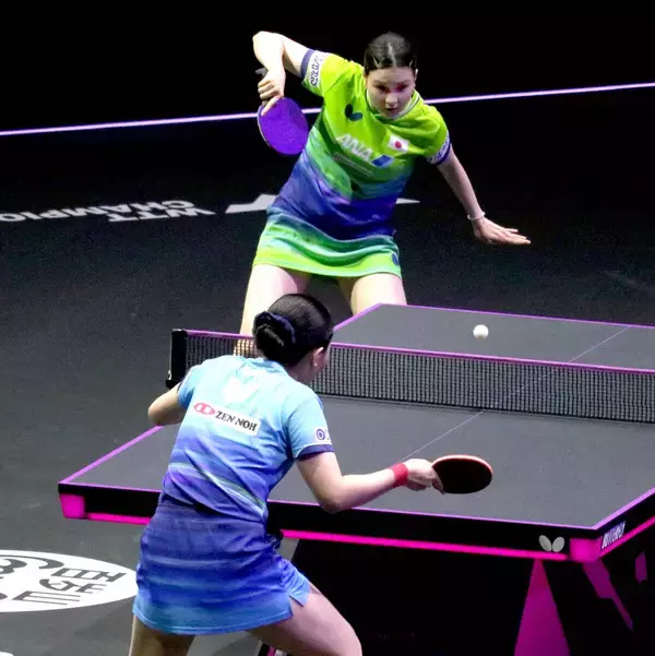 【卓球】橋本帆乃香、逆転負けで初戦敗退　試合中に足を滑らせて負傷も「競技ができないほどのけがではないと思う」…ＷＴＴチャンピオンズ横浜