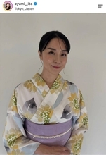 夫は１４歳年下！「昼顔」女優の美ぼう「えぇわぁ」「可愛い過ぎるよぉ～」浴衣姿に絶賛…４６歳の伊藤歩