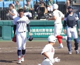 【甲子園】横浜・織田翔希、進路は明言せず　日米注目の最速１５７キロ右腕　３回途中ＫＯで準決勝敗退