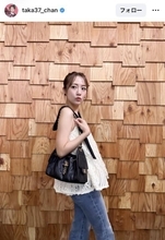 「リボンが好きみたい」高橋みなみの大人な私服コーデ　「ＢＩＧリボン最高」「かわいすぎる」「すてきよーっ！」