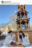 「久慈暁子、美人アナとクリスマスマーケットへ！２ショ披露に「いつも綺麗ですね」「かわいい〜」の声」の画像1