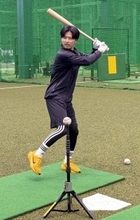 【阪神】育成ドラフト２位・山崎照英「誰よりもやろう」…５位・能登嵩都とＳＧＬで自主トレ公開