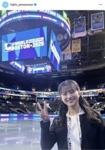 元櫻坂４６の原田葵アナ、ミラノ五輪を現地取材！会場でキュートな笑顔「これからもフジテレビを応援」