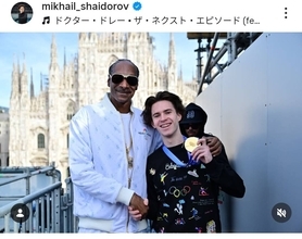 フィギュア男子金メダリスト　超大物スターと２ショット「信じられない」「何やってるの」シャイドロフ驚がく