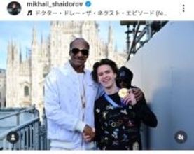 フィギュア男子金メダリスト　超大物スターと２ショット「信じられない」「何やってるの」シャイドロフ驚がく