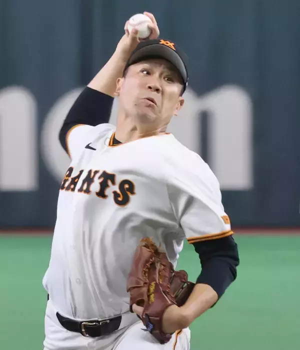 【巨人】田中将大が勝利投手ならずも７回１失点の好投　杉内投手コーチ「本当にナイスピッチング」
