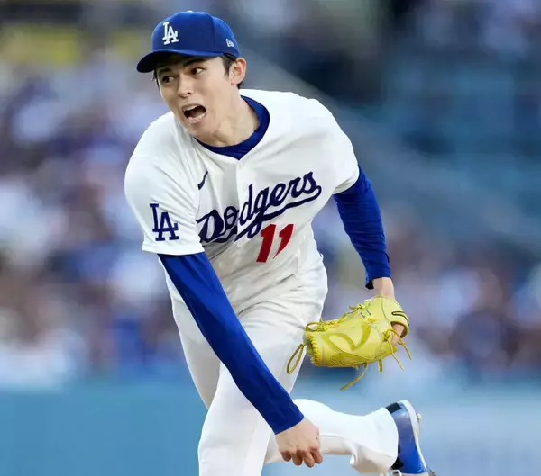 ドジャース、６回途中３失点の佐々木朗希の後を受けたリリーフ陣ピリッとせず勝ち越し許す