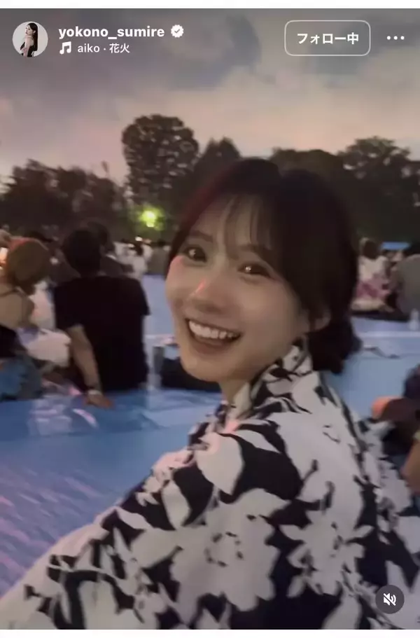 元ＮＭＢ４８グラドルの「天才」的な浴衣姿を披露！「彼女感」「花火も霞む」横野すみれが公開