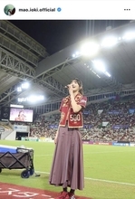 神戸の女神が「神話継続！」乃木坂４６メンバー、ヴィッセル神戸戦にゲスト来場で“結果”残す「力は健在」な五百城茉央