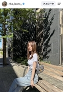 「ちょいと」「破壊力」泉里香の美ボディーにくぎ付け！「ピチＴ」「こんな奥さんうらやましい」夫はイケメン日本代表
