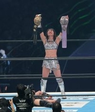 上谷沙耶、２冠統一戦で朱里に敗れる…「負けた理由…沙弥様働きすぎ…明日から休む」…１・４東京ドーム