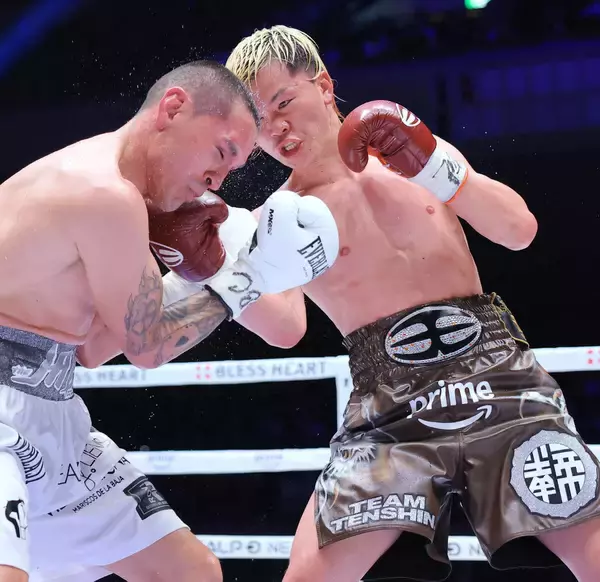 【ボクシング】那須川天心　５か月ぶり再起戦で涙の勝利「勝つってこんなにうれしいんですね」　山本由伸の動きをパンチに応用、ＷＢＣ王者への挑戦権獲得