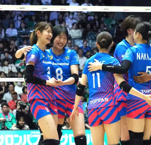 【バレー】SAGA久光の１１得点の北窓絢音「優勝うれしい…エースとしては全然ダメ」憧れの木村沙織さんを目指し、更なる成長誓う