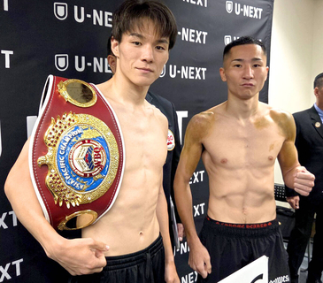 チャンピオン李健太がパパになって初試合「中盤以降に倒したい」挑戦者・富岡樹「不安はない」６日ＷＢＯ・ＡＰスーパーライト級戦…前日計量