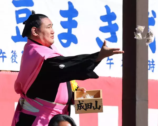 横綱・豊昇龍が成田山新勝寺で豆まき「ケガがないように」元イングランド代表ベッカム氏の次男が部屋を訪れ「ビックリ」