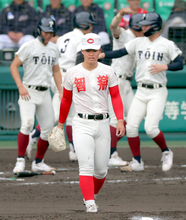 【センバツ】智弁学園・杉本真滉が７回７失点で降板…１３１球の球数制限の中で１２８球の熱投実らず