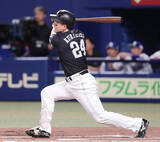 「【ソフトバンク】初回から栗原陵矢の１７号２ランで先制　中日・金丸夢斗の初球を捉えて右翼席へ「フォークを完璧に捉えることができました」」の画像1