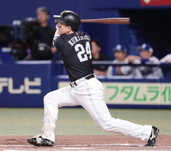【ソフトバンク】初回から栗原陵矢の１７号２ランで先制　中日・金丸夢斗の初球を捉えて右翼席へ「フォークを完璧に捉えることができました」