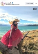 須田亜香里の真っ赤なドレス姿にくぎ付け！「綺麗過ぎる」「バツチリ決まっていい感じ」「オフショットてんこもり」