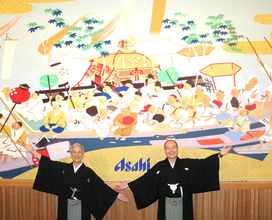 ２０周年の天満天神繁昌亭に新緞帳　上方落語協会・笑福亭仁智会長「次の２０年の幕が開く」
