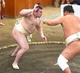 「新大関・安青錦が稽古総見で１５番　横綱大関同士の稽古に「今まで味わったことのない雰囲気。参加できて（大関に昇進した）実感が湧いた」」の画像1