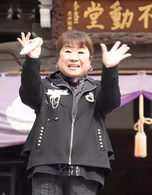 天童よしみ、３０年ぶりヒット祈願　今年の抱負は「ファンのみんなと旅行に行きたい」