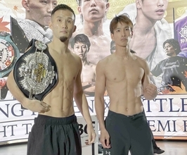 【ボクシング】池側純が計量クリア「何もさせずに勝つ」 挑戦者の鶴海高士「勝って全部奪い取る」…日本Ｓバンタム級タイトルマッチ
