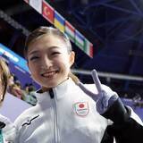 「【五輪】坂本花織　鍵山優真のフィギュア団体ＳＰ好演に喜び爆発　「１位だ！　やったー！！　いえーい！！！」」の画像1