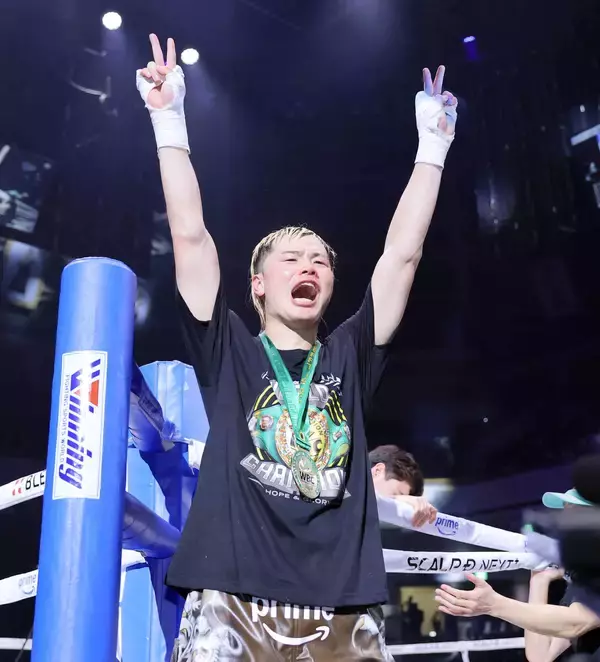 世界挑戦権獲得の那須川天心「てるてる坊主をつくって毎日祈りたい」王者・井上拓真とのリベンジ戦を希望