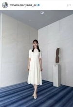 「ご褒美もりみなすぎるッ」テレ朝・森山みなみアナ、ニットワンピ姿にファンもん絶！「最上級にお似合い」「マジで癒されます」