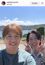 純烈・酒井一圭が真田ナオキとロケ先２ショットに「ナオキくんとのショットうれしい」「ロケ楽しそう」