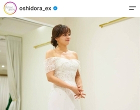 加藤ローサ　ウェディングドレス姿が美しい！「婚約を決めた２人…」フォロワー震える「複雑」「切ないです」はだかんぼうたちオフショ