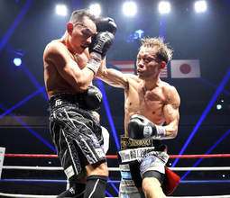 「極上のバッタモン、堤聖也です」１２ラウンドバチバチに打ち合い４３歳のレジェンドを撃破　リング上で歓喜