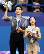 「一緒に泣いてください」りくりゅうペアが大逆転金メダル…織田信成氏が号泣「よかった」…「サン！シャイン」