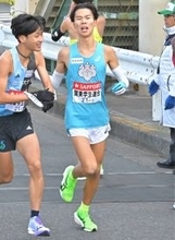 【箱根駅伝】関東学連１区・川崎颯「自分をかっこいいなと思いながら」一時トップの区間３位で快走