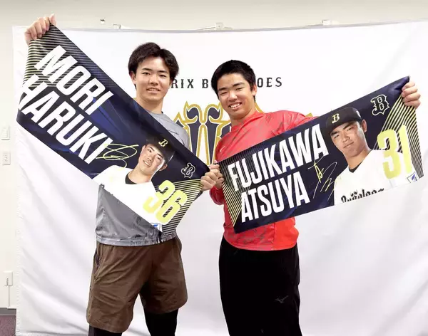 【オリックス】ドラ１藤川「敦」也＆ドラ２「森」陽樹　「アツモリ」コンビが宮城＆紅林級の大ブレイク目指す